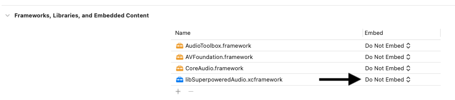 Adding frameworks step four